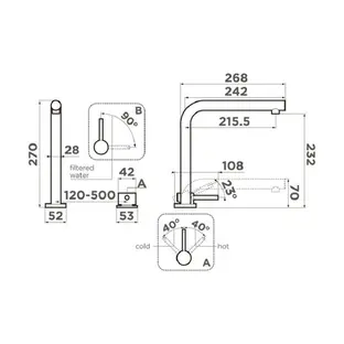 Смеситель Omoikiri Nara 2 Plus-C латунь/хром фото 2 в Ростове-на-Дону