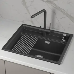 Мойка GRANULA Kitchen Space 6003i, ЧЁРНЫЙ фото 3 в Ростове-на-Дону