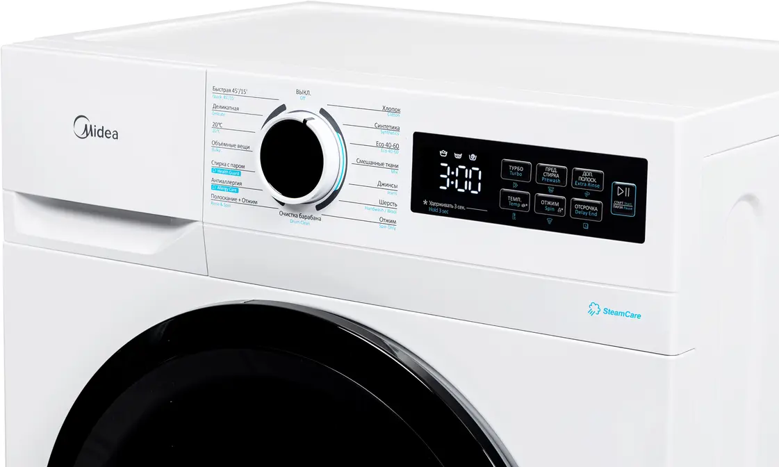 Стиральная машина Midea MF11712BS40/W фото 5 в Ростове-на-Дону