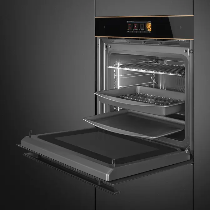 Духовой шкаф с функцией СВЧ SMEG SO6606WAPNR фото 9 в Ростове-на-Дону