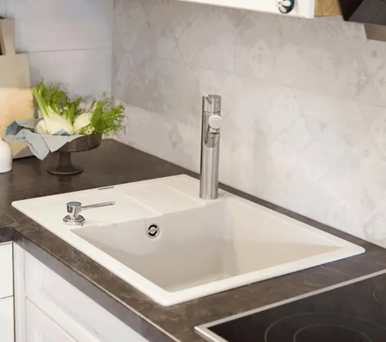 Мойка SCHOCK  Optima 45D  Cristalite эверест фото 2 в Ростове-на-Дону