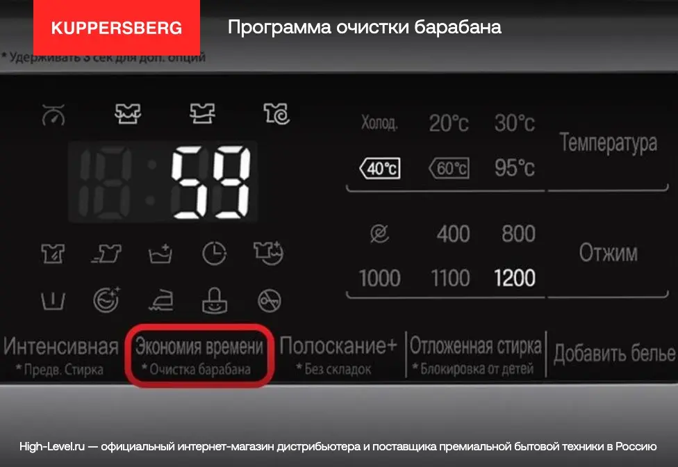 Стиральная машина Kuppersberg WM 580 W фото 8 в Ростове-на-Дону