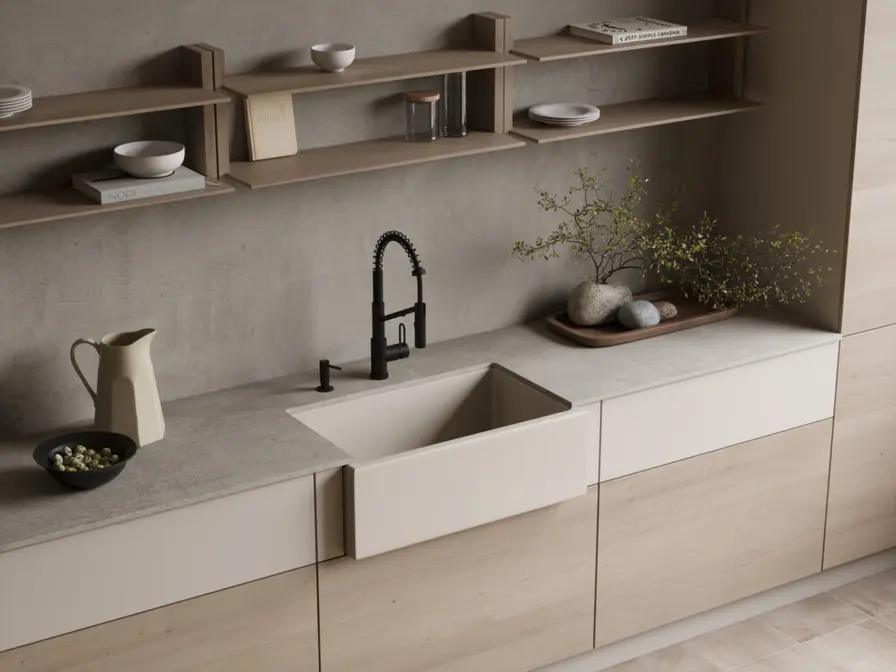 Мойка Omoikiri Mikura 76-OL Natceramic/olive фото 4 в Ростове-на-Дону