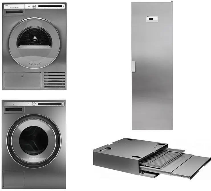 Asko Logic 22 (стиральная машина W4086C.T/3 + сушильная машина T408HD.T.P + сушильный шкаф DC7784 V.S + выдвижная полка HDB1153T) фото 1 в Ростове-на-Дону