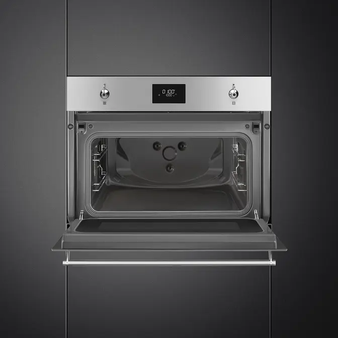 Компактный дух.шкаф с функцией СВЧ SMEG SO4301M0X фото 4 в Ростове-на-Дону