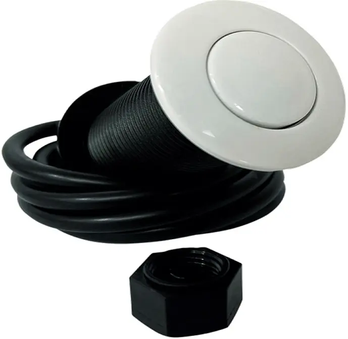 Пневмокнопка удлиненная для ИПО Bone Crusher Air switch white в Ростове-на-Дону