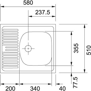 Мойка Franke ETN 611-58 1.5",обор.,б/в (арт.101.0009.362) фото 3 в Ростове-на-Дону