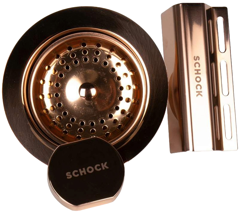 Декоративная фурнитура для 3 1/2 Eton 50D;Eton 45D;Eton 60D Small (ручка кл-авт., заглушки вып и перел.) медь фото 1 в Ростове-на-Дону