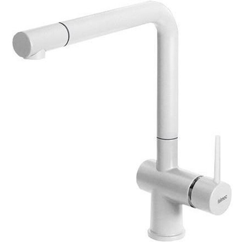 Смеситель Falmec ISEO CORNER WHITE (однорычажный, белый) в Ростове-на-Дону