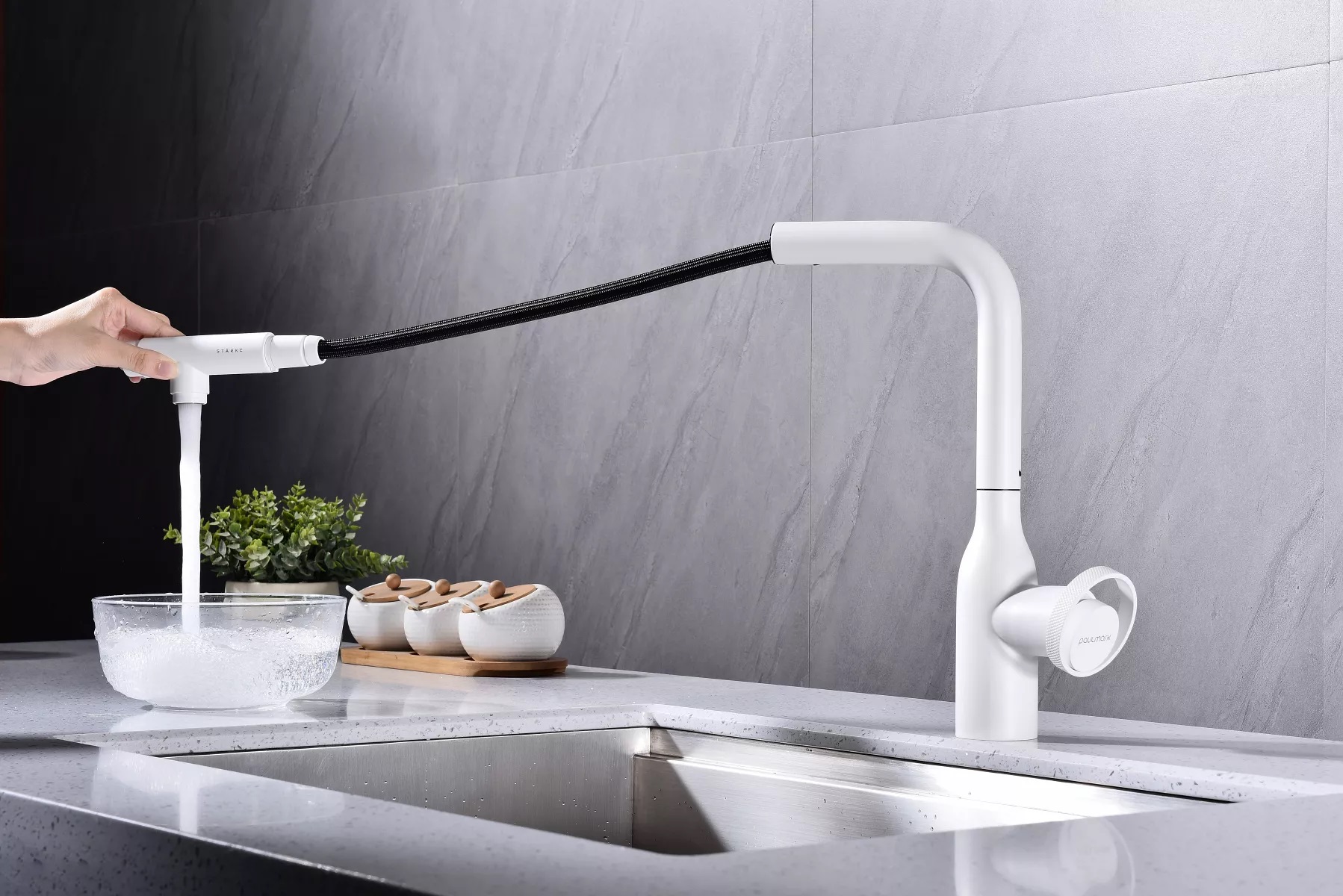Смеситель Paulmark URBAN Ur213104-WH белый матовый фото 11 в Ростове-на-Дону Смеситель Paulmark URBAN Ur213104-WH белый матовый фото 11 в Ростове-на-Дону
