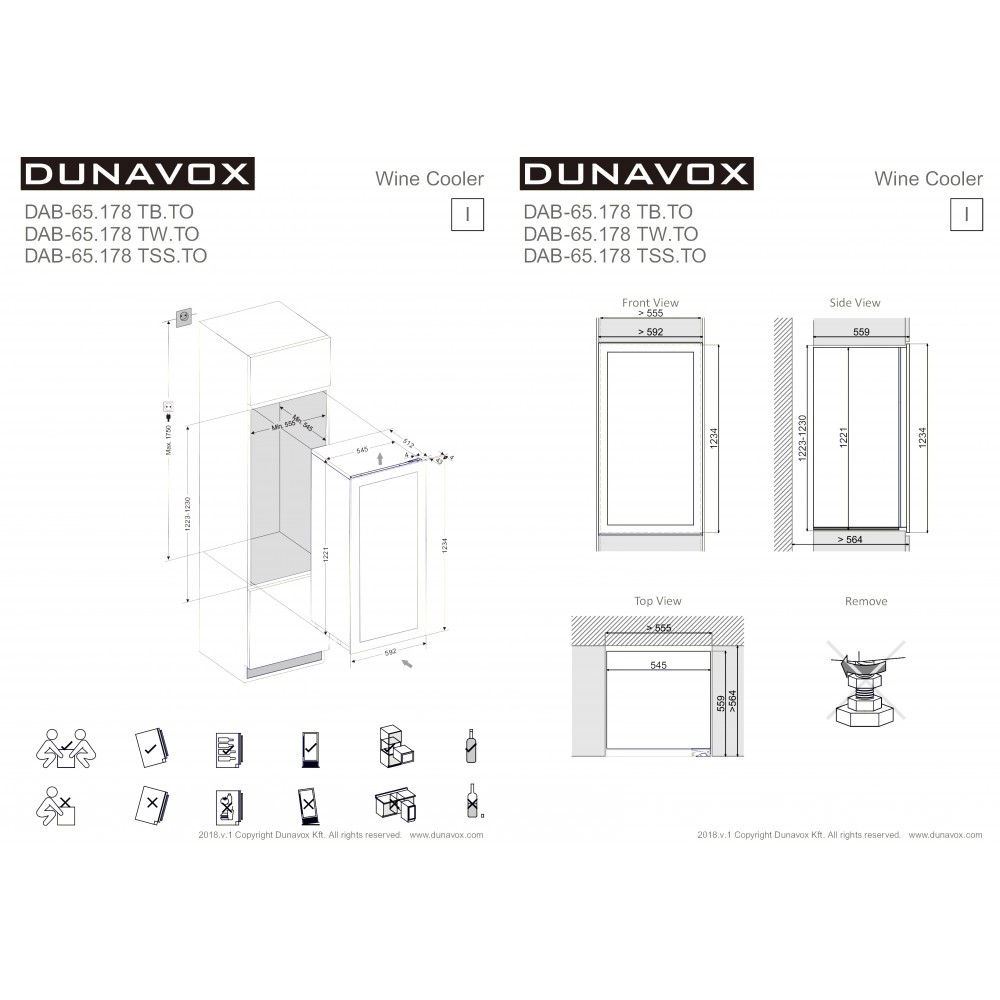 Винный холодильник Dunavox DAB-65.178TSS.TO фото 3 в Ростове-на-Дону