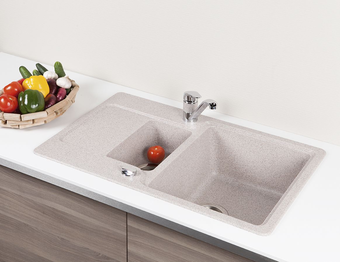 Мойка SCHOCK  Cambridge 60 D  Cristalite мокка фото 2 в Ростове-на-Дону