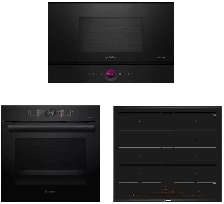 Bosch (духовой шкаф HSG856XC7 + варочная панель PXY675DC1E + микроволновая печь BFL9221B1) в Ростове-на-Дону