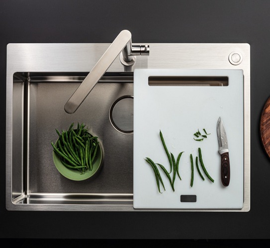 Мойка Falmec GARDA 70 CM INOX (FLUSH/TOPMOUNT) фото 3 в Ростове-на-Дону