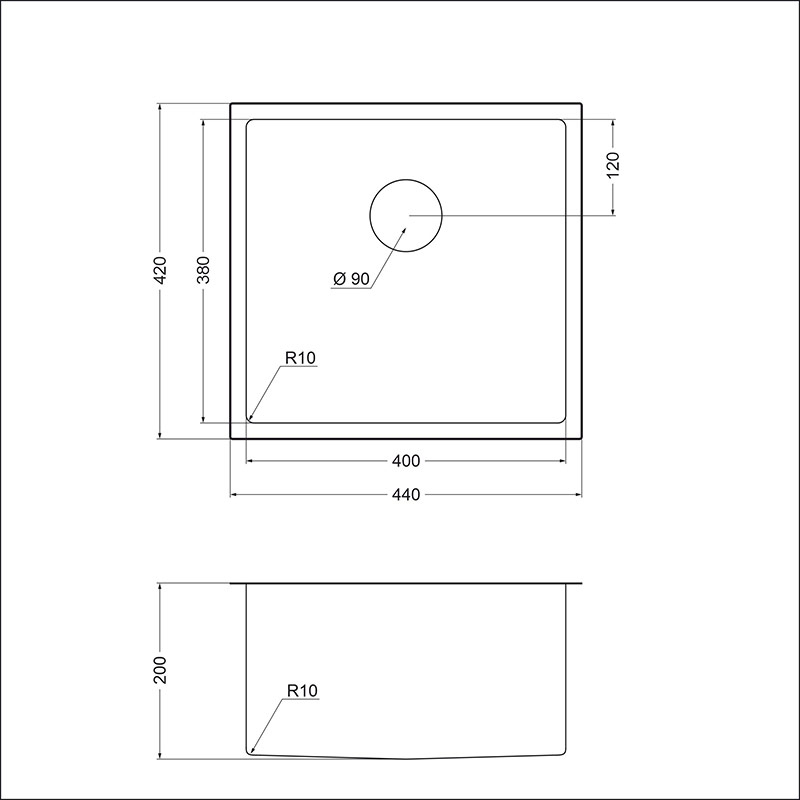 Мойка Emar EMB-131 PVD Nano Satine фото 2 в Ростове-на-Дону