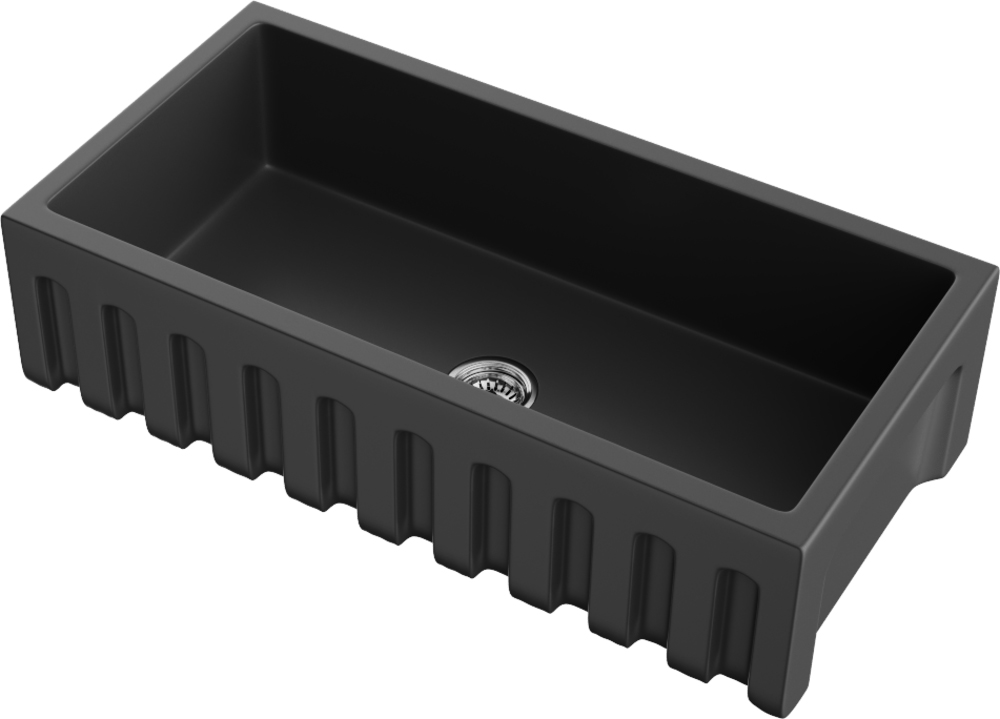 Кухонная мойка OMOIKIRI Mikura 91-BL Natceramic/черный (арт.4997087) фото 2 в Ростове-на-Дону