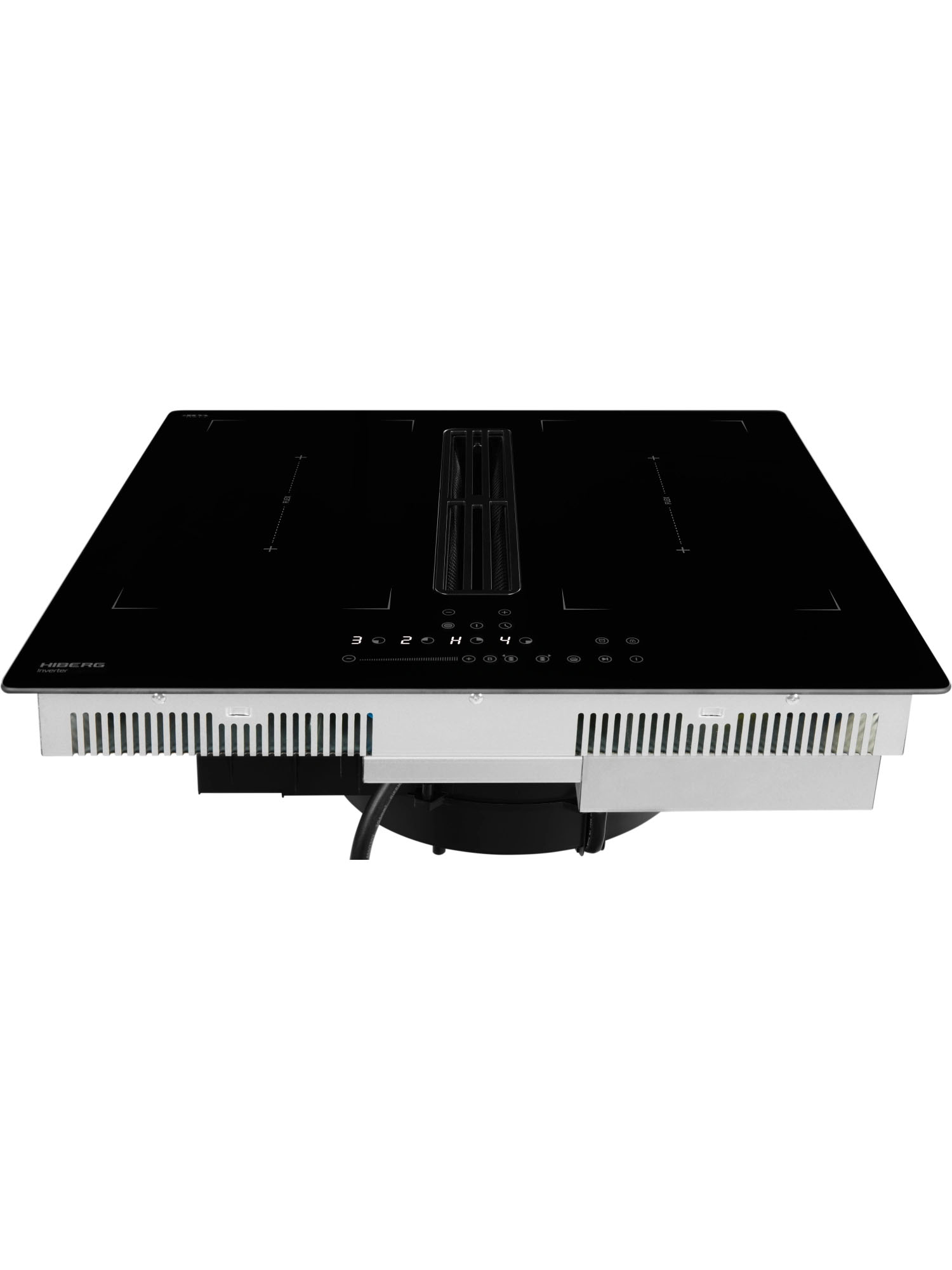 Индукционная варочная поверхность HIBERG с вытяжкой i6-VM8 B (60см, инверторная) фото 3 в Ростове-на-Дону