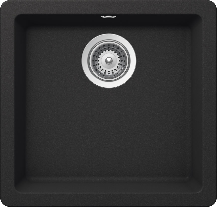 Мойка SCHOCK  Quadro 50 Cristalite 450x430 оникс фото 1 в Ростове-на-Дону