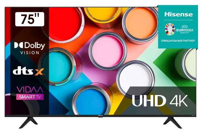 Телевизор Hisense 75A6BG фото 1 в Ростове-на-Дону