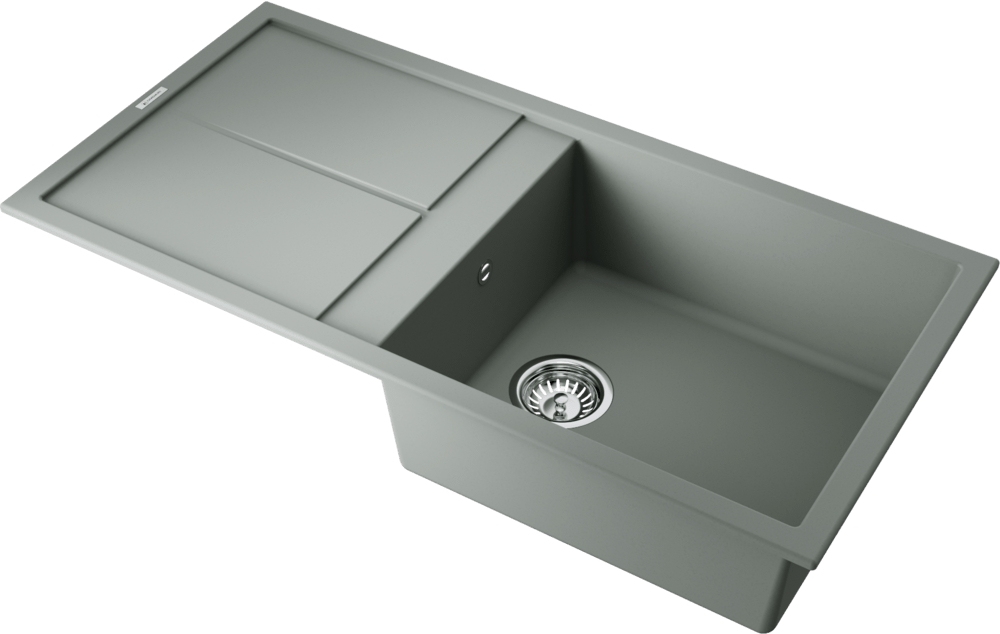 Кухонная мойка OMOIKIRI Sumi 100A-WG Artceramic/wind green фото 2 в Ростове-на-Дону