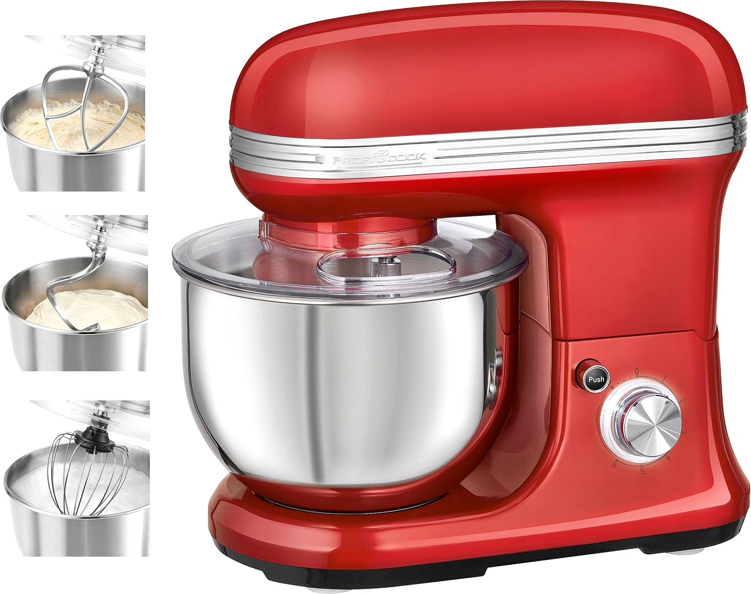Кухонный комбайн Profi Cook PC-KM 1197 rot фото 2 в Ростове-на-Дону