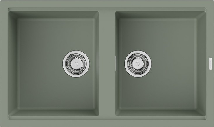 Мойка Kitagawa 86-2-WG Artceramic/wind green (арт.4993731) в Ростове-на-Дону