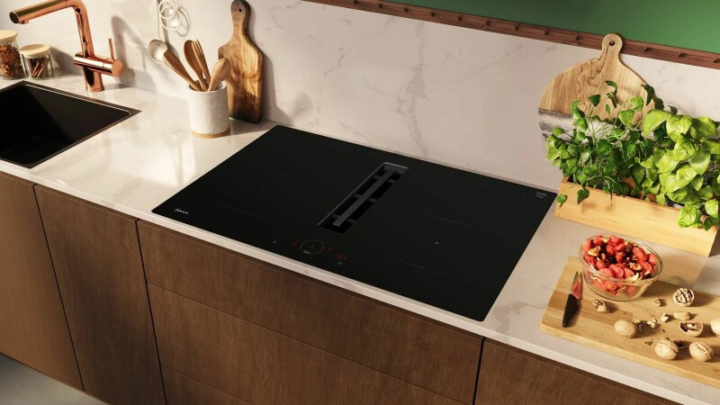 Индукционная стеклокерамич. панель с вытяжкой Neff V58NHQ4L0 фото 3 в Ростове-на-Дону