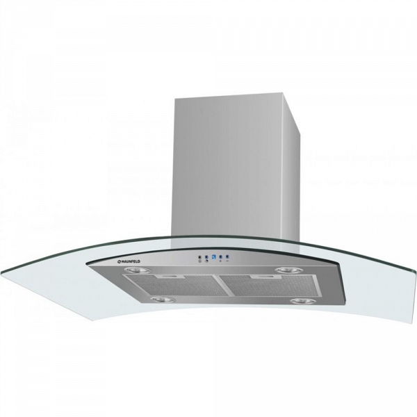Вытяжка Maunfeld ANCONA ISLA 90 Inox Glass Transparent в Ростове-на-Дону