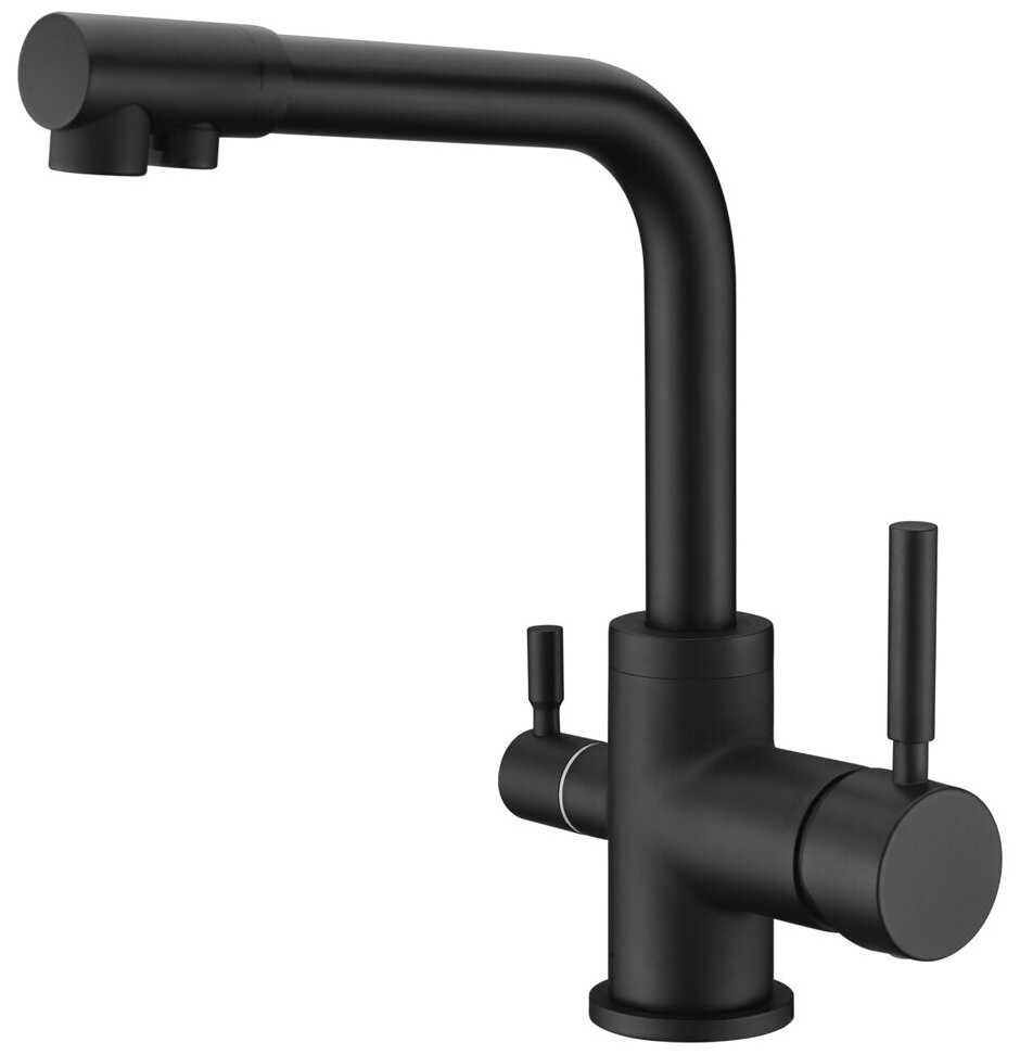 Смеситель Emar ЕС - 3003N black фото 1 в Ростове-на-Дону