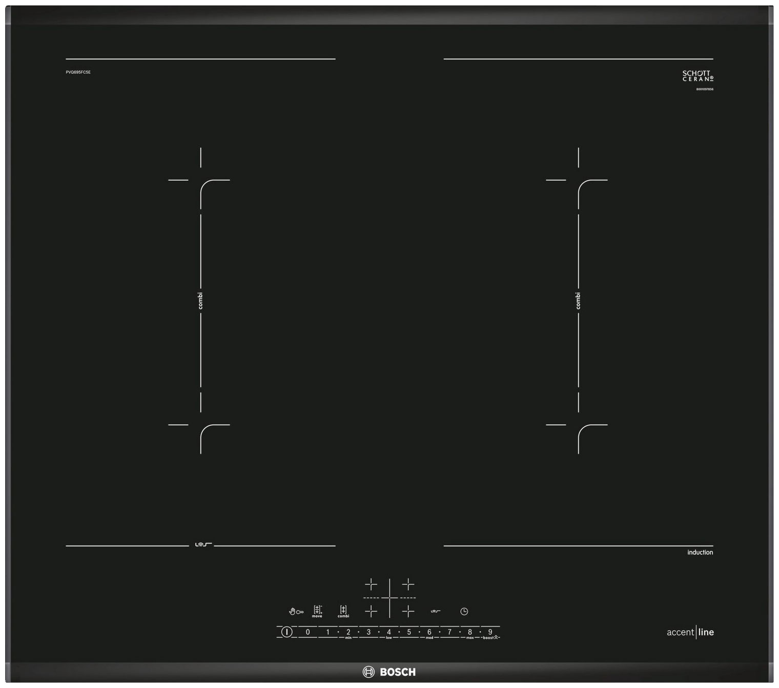 Варочная панель Bosch PVQ695FC5E в Ростове-на-Дону Варочная панель Bosch PVQ695FC5E в Ростове-на-Дону