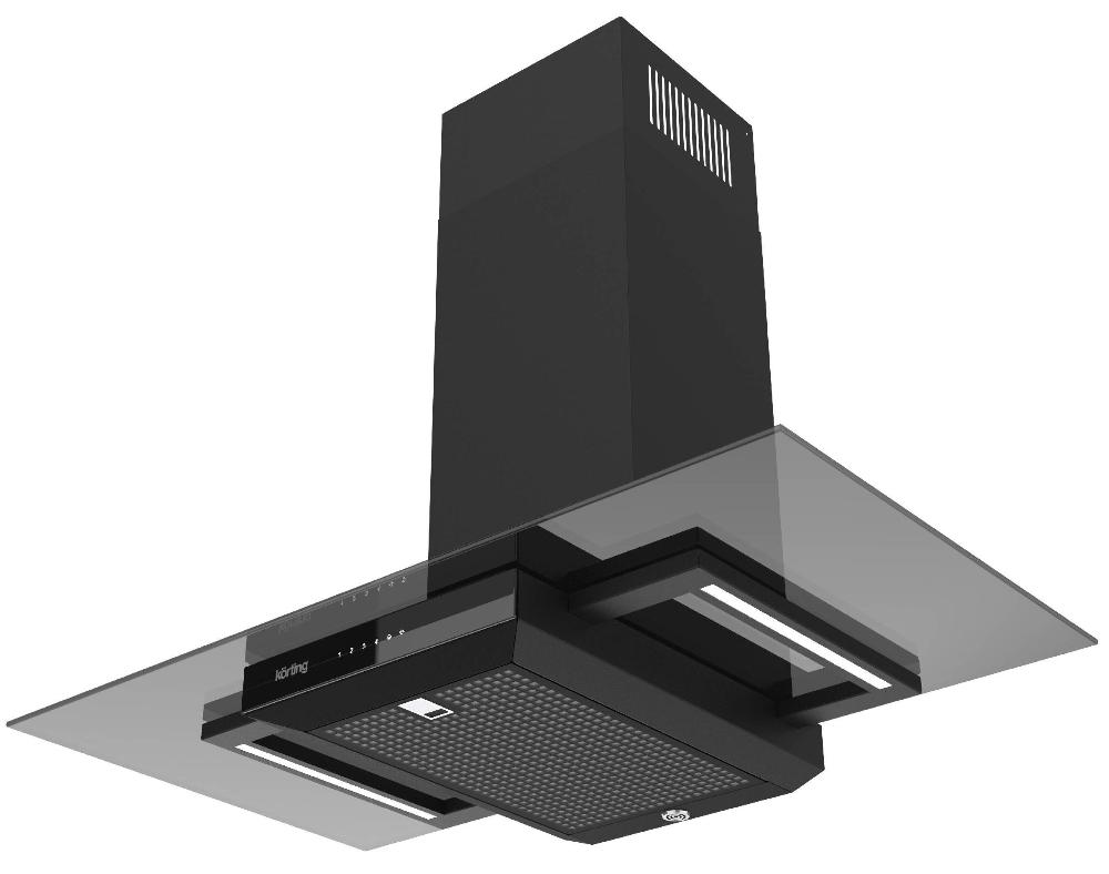 Купольная вытяжка Korting KHC 90925 SGB фото 1 в Ростове-на-Дону