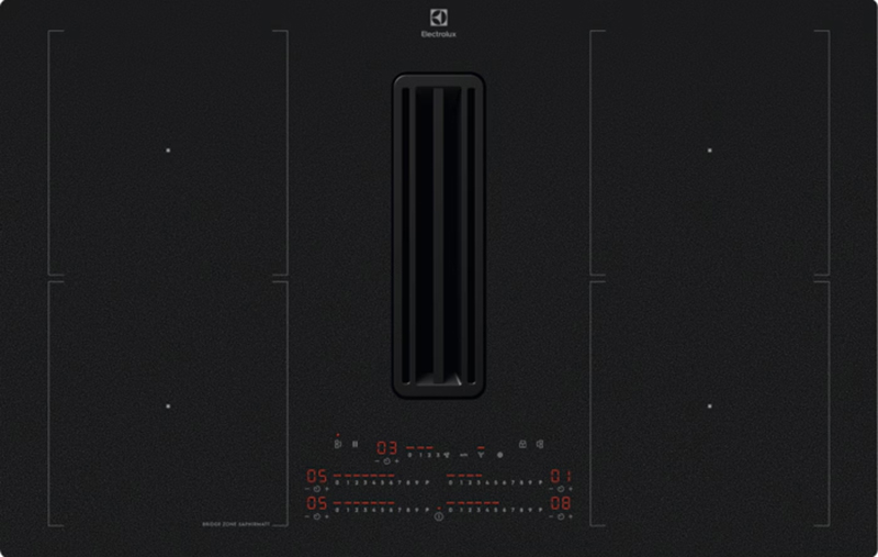 Индукционная стеклокерамич. панель с вытяжкой Electrolux KCC84450CZ фото 1 в Ростове-на-Дону Индукционная стеклокерамич. панель с вытяжкой Electrolux KCC84450CZ фото 1 в Ростове-на-Дону