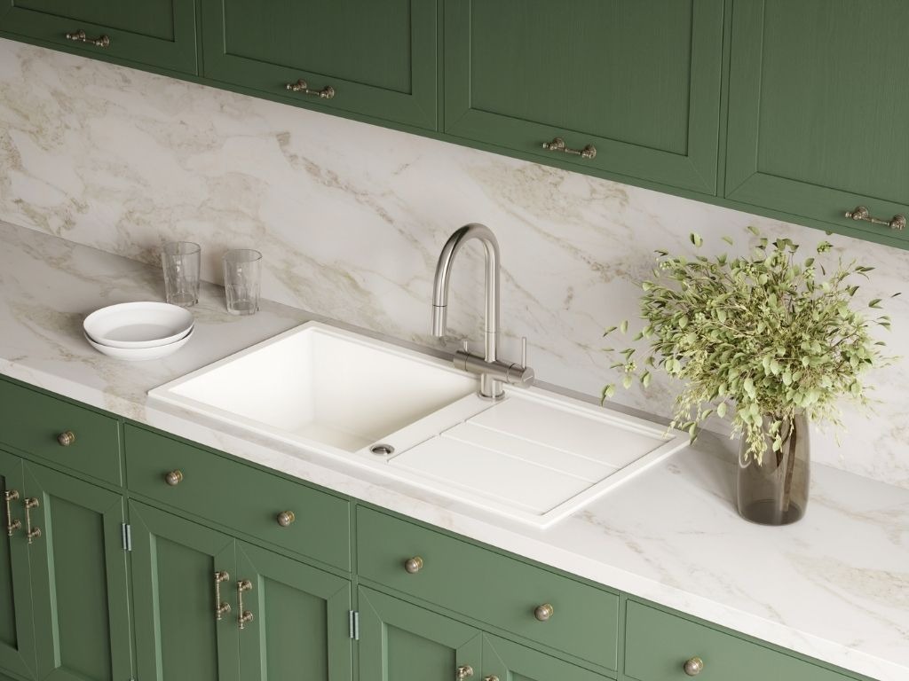 Мойка Omoikiri Kitagawa 100-WH Artceramic/белый(арт.4993787) фото 2 в Ростове-на-Дону