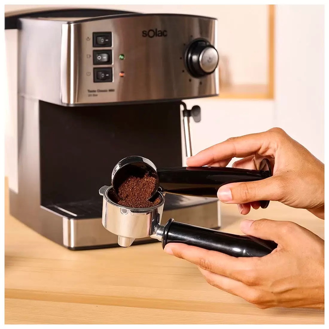 Кофемашина Solac Taste Classic M80 фото 3 в Ростове-на-Дону Кофемашина Solac Taste Classic M80 фото 3 в Ростове-на-Дону