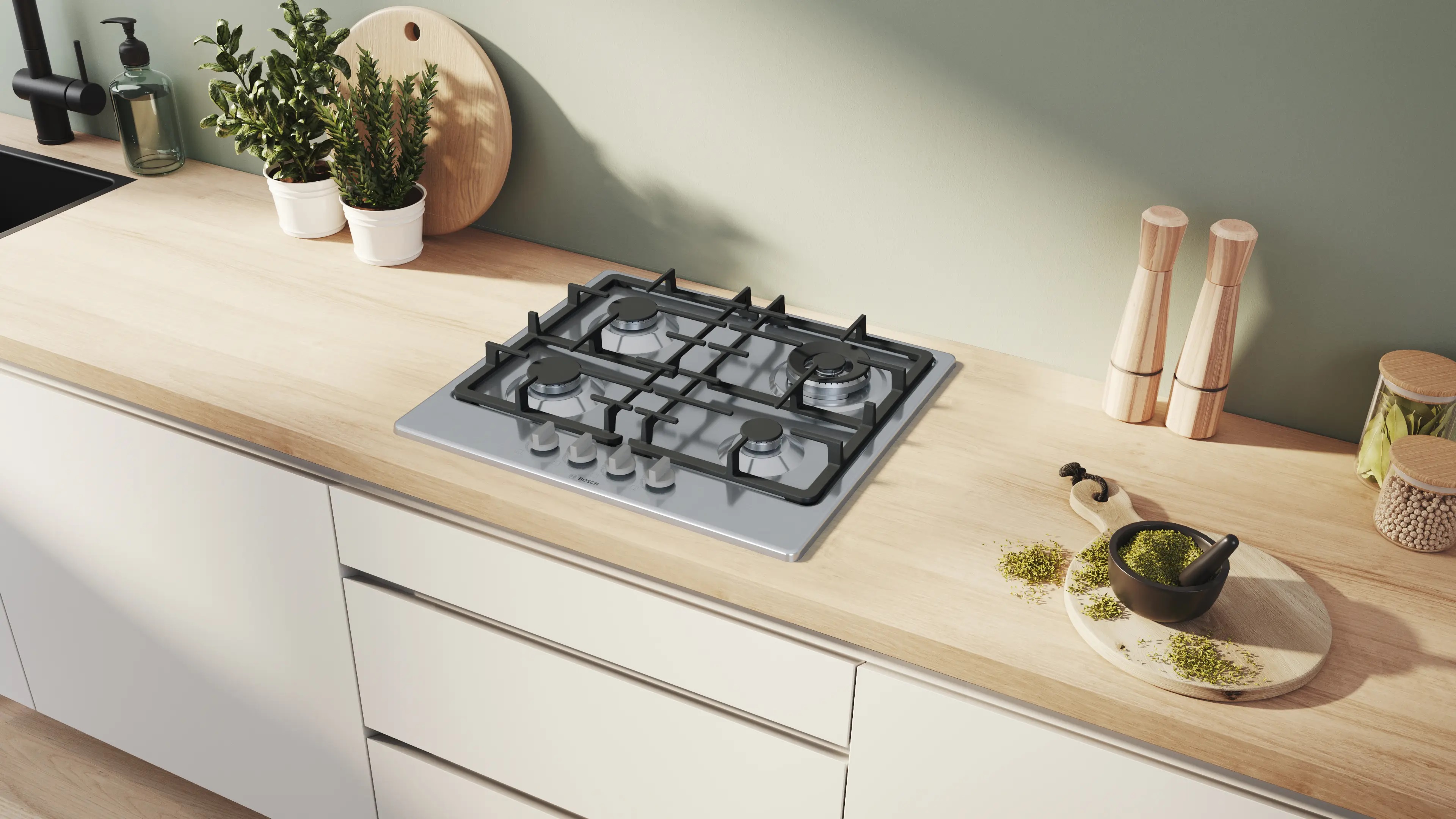 Газовая панель Bosch PGH6B5K90R фото 2 в Ростове-на-Дону