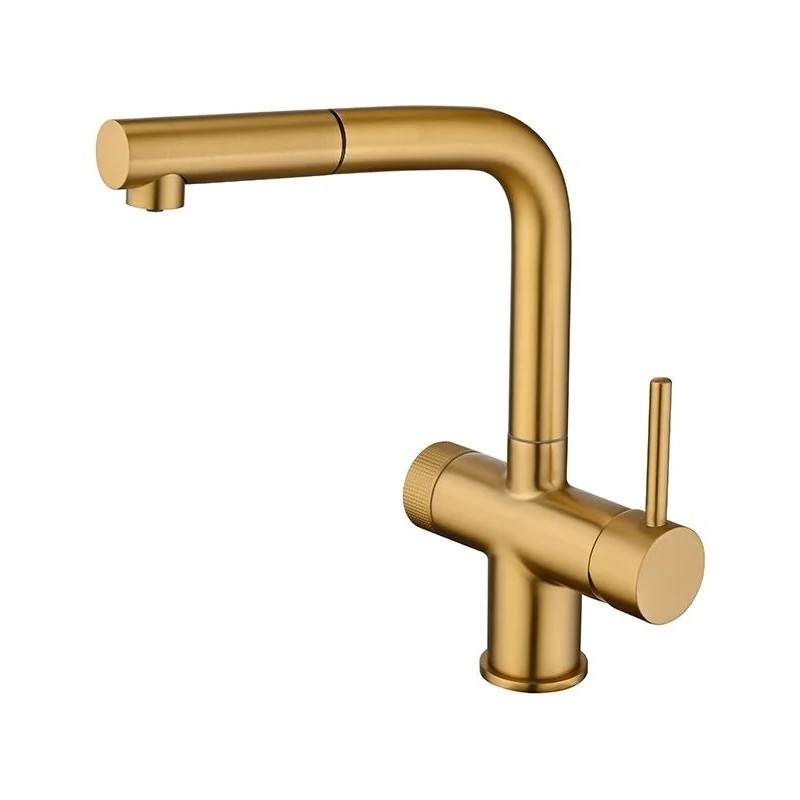 Смеситель Emar ЕС - 7026 PVD Golden в Ростове-на-Дону