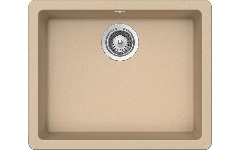 Мойка SCHOCK  Quadro 60 (N-100) Cristalite 550x430 (подстольный монтаж) лунный камень в Ростове-на-Дону