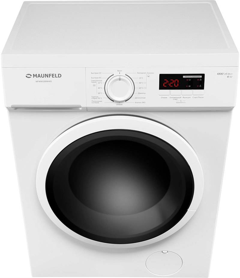Стиральная машина Maunfeld MFWM106WH05 фото 2 в Ростове-на-Дону Стиральная машина Maunfeld MFWM106WH05 фото 2 в Ростове-на-Дону