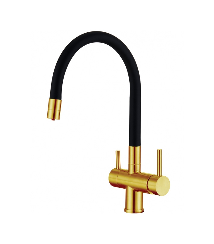 Смеситель Emar ЕС - 3015 PVD Golden в Ростове-на-Дону