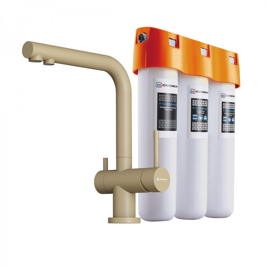 Комплект Omoikiri Nagano-CH-P + Pure drop Lite (арт.4081.8028P) фото 1 в Ростове-на-Дону