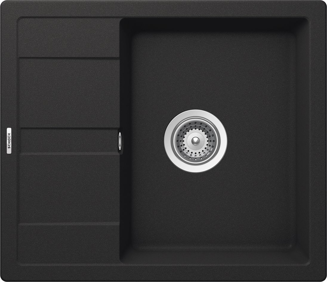 Мойка SCHOCK  Optima 45D  Cristalite 580х500 оникс фото 1 в Ростове-на-Дону