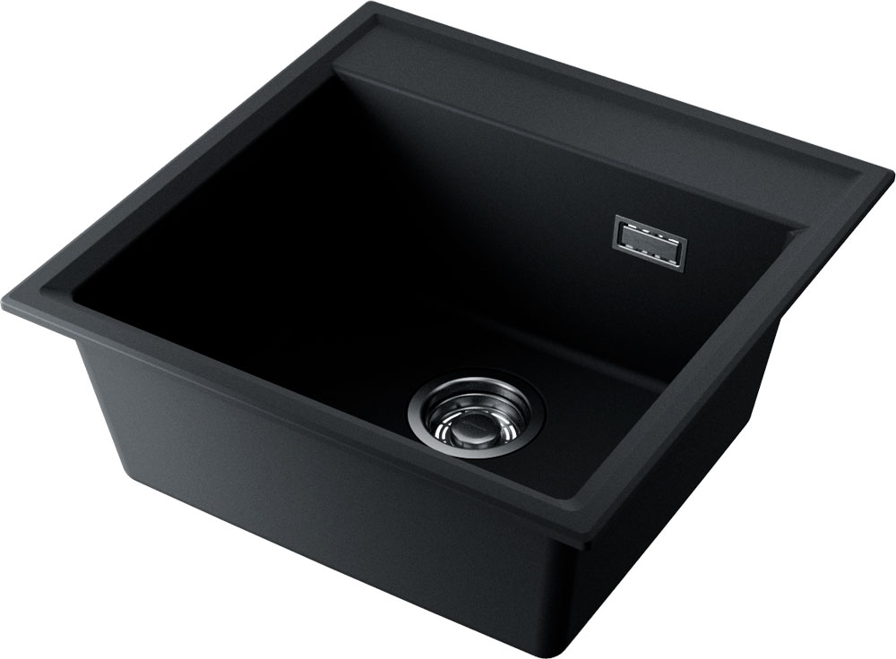 Кухонная мойка OMOIKIRI Daisen 51-BL Artgranit/черный (арт.4997303) фото 2 в Ростове-на-Дону
