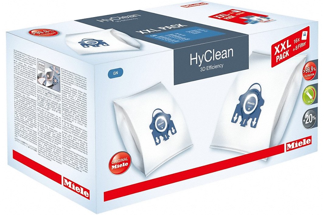 Мешки для пылесосов Miele GN XXL HyClean 3D (16 мешков и 8 фильтров) фото 1 в Ростове-на-Дону Мешки для пылесосов Miele GN XXL HyClean 3D (16 мешков и 8 фильтров) фото 1 в Ростове-на-Дону