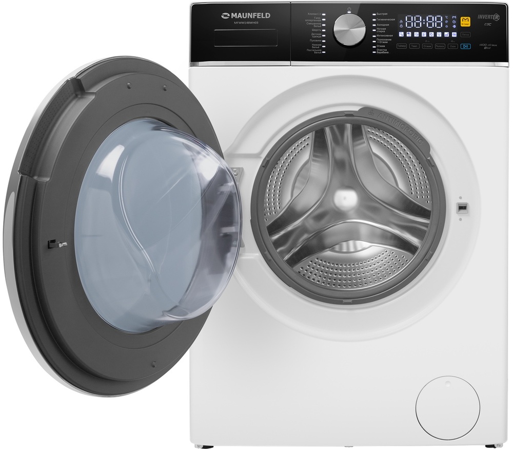 Стиральная машина Maunfeld MFWM148WH03 фото 2 в Ростове-на-Дону Стиральная машина Maunfeld MFWM148WH03 фото 2 в Ростове-на-Дону