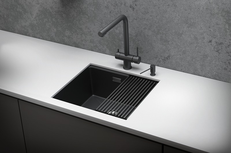 Мойка GRANULA Kitchen Space 5045U, ЧЕРНЫЙ МАТОВЫЙ фото 3 в Ростове-на-Дону