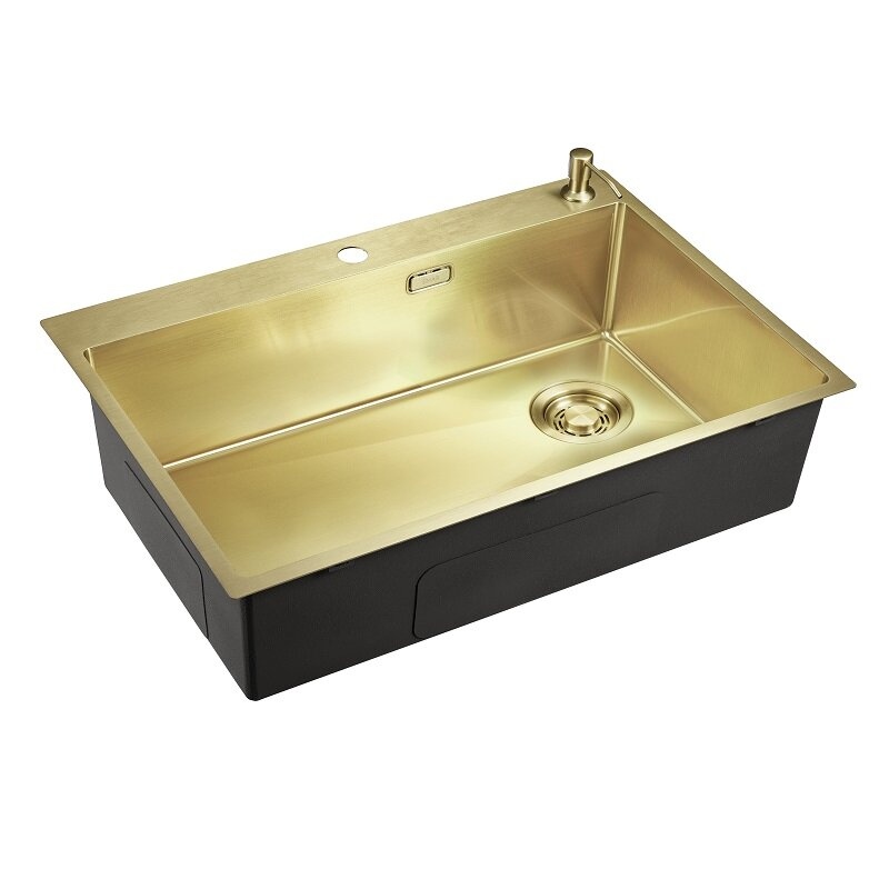 Мойка Emar EMB-660(TOP) PVD Matt Gold фото 1 в Ростове-на-Дону