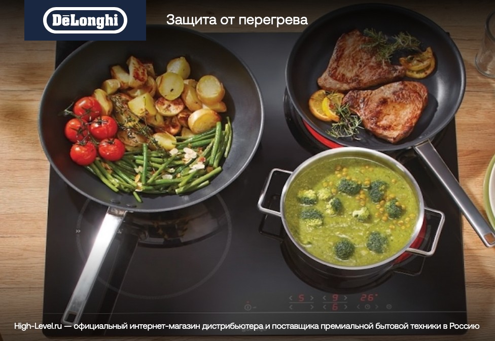 Индукционная стеклокерамич. панель DeLonghi SLI 604 RUS фото 12 в Ростове-на-Дону
