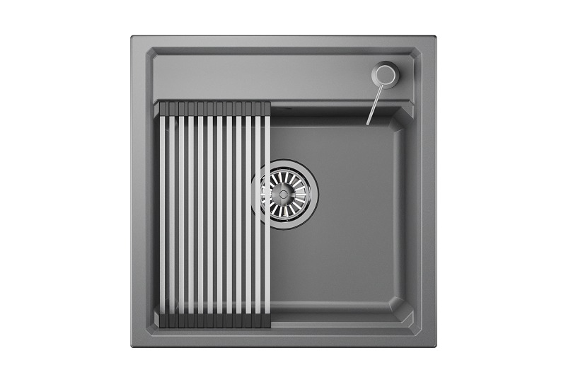 Мойка GRANULA Kitchen Space 5002, АЛЮМИНИУМ фото 1 в Ростове-на-Дону
