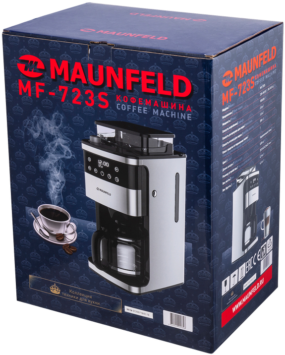 Кофеварка Maunfeld MF-723S фото 10 в Ростове-на-Дону