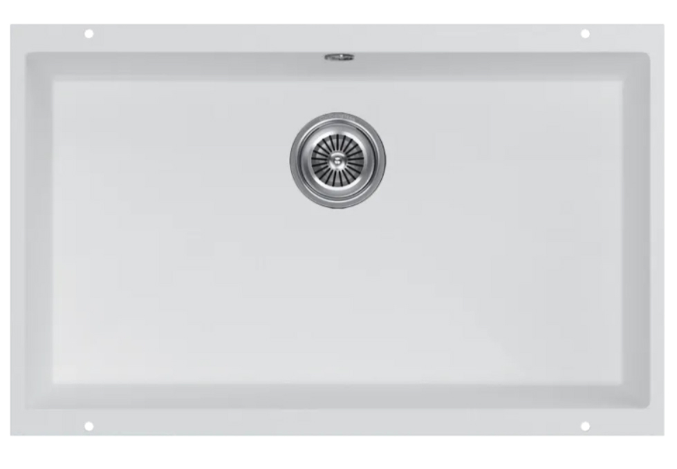 Мойка кухонная KUCHENSTERN UNDER 80 103WH10 Белый фото 1 в Ростове-на-Дону